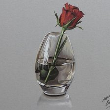 Схема вышивки «роза»