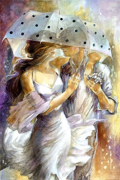 Под зонтом - оригинал