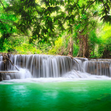 Схема вышивки «водопад»