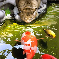 Схема вышивки «КОТЕНОК»