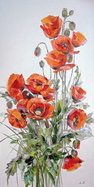 букет маков ( с фото) - оригинал