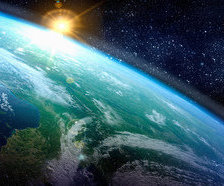 Схема вышивки «космос-земля»