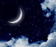 ночь луна