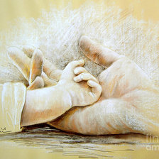 Схема вышивки «lovely hands»