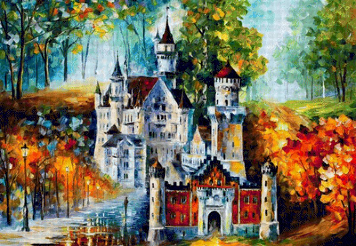 Леонид Афремов Замок - замок - предпросмотр