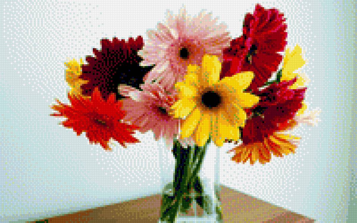 Герберы - цветы, букет, герберы - предпросмотр