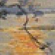 Предпросмотр схемы вышивки «Закат на озере» (№1538651)