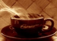 Схема вышивки «кофе»