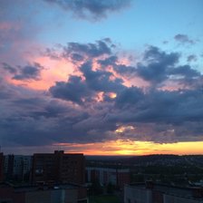 Схема вышивки «Закат»