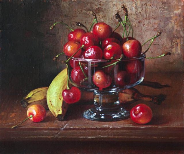 Черешня в вазе - оригинал
