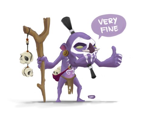 Mimi Witch doctor - dota - оригинал