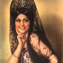 Схема вышивки «Испанка»