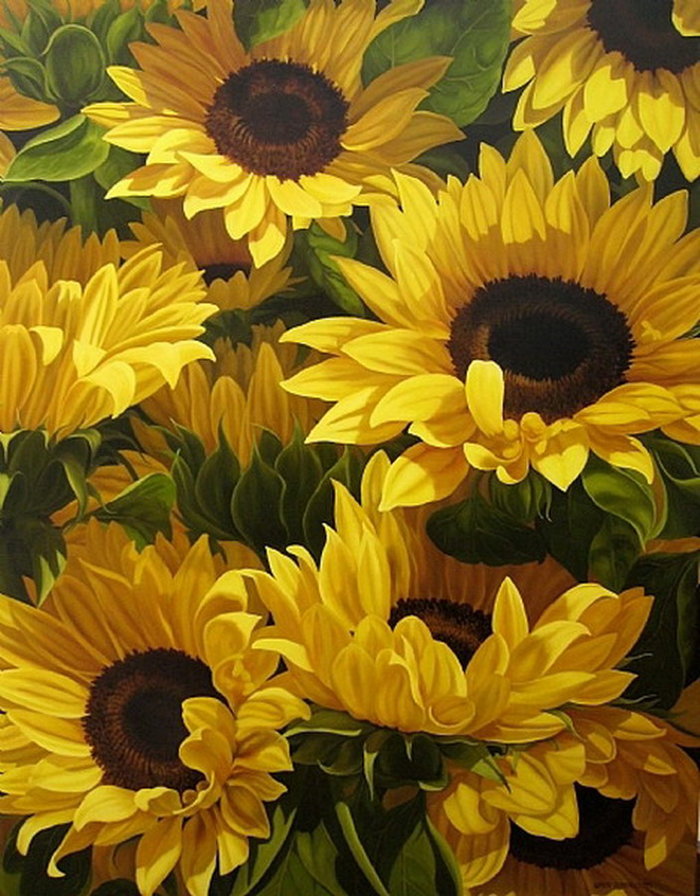 подсолнухи - оригинал