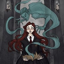 Схема вышивки «Джинни Уизли»