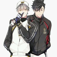 Схема вышивки «БоКуроо»