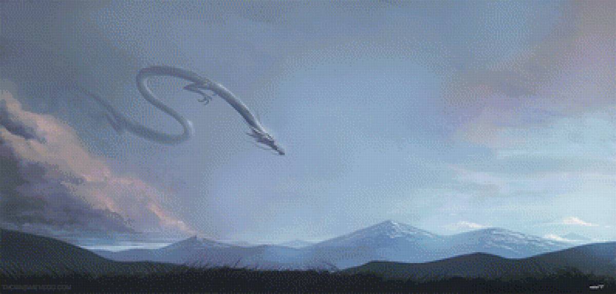 летящий дракон - предпросмотр