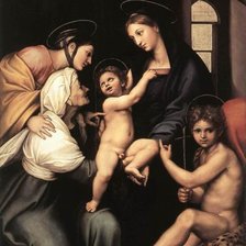 Схема вышивки «Мадонна дель Импанната»