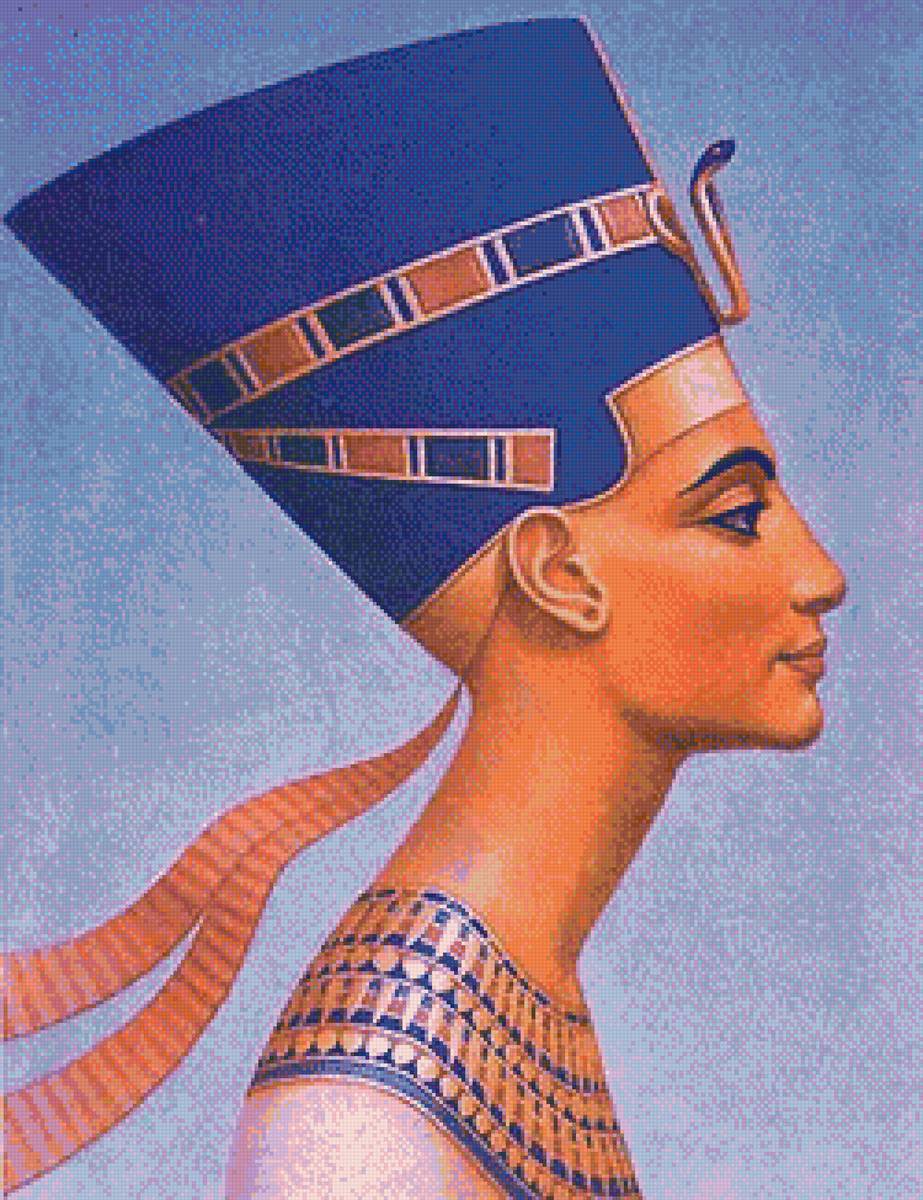 Древний Египет царица Нефертити искусство