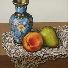 Голубая ваза