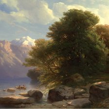 Схема вышивки «На речке»