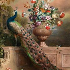 Схема вышивки «Пава»