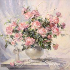 Схема вышивки «Нежность розы»