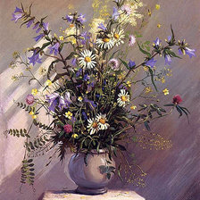 Схема вышивки «Букет полевых цветов»