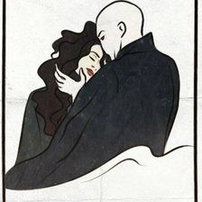 Схема вышивки «Волдеморт и Беллатриса»