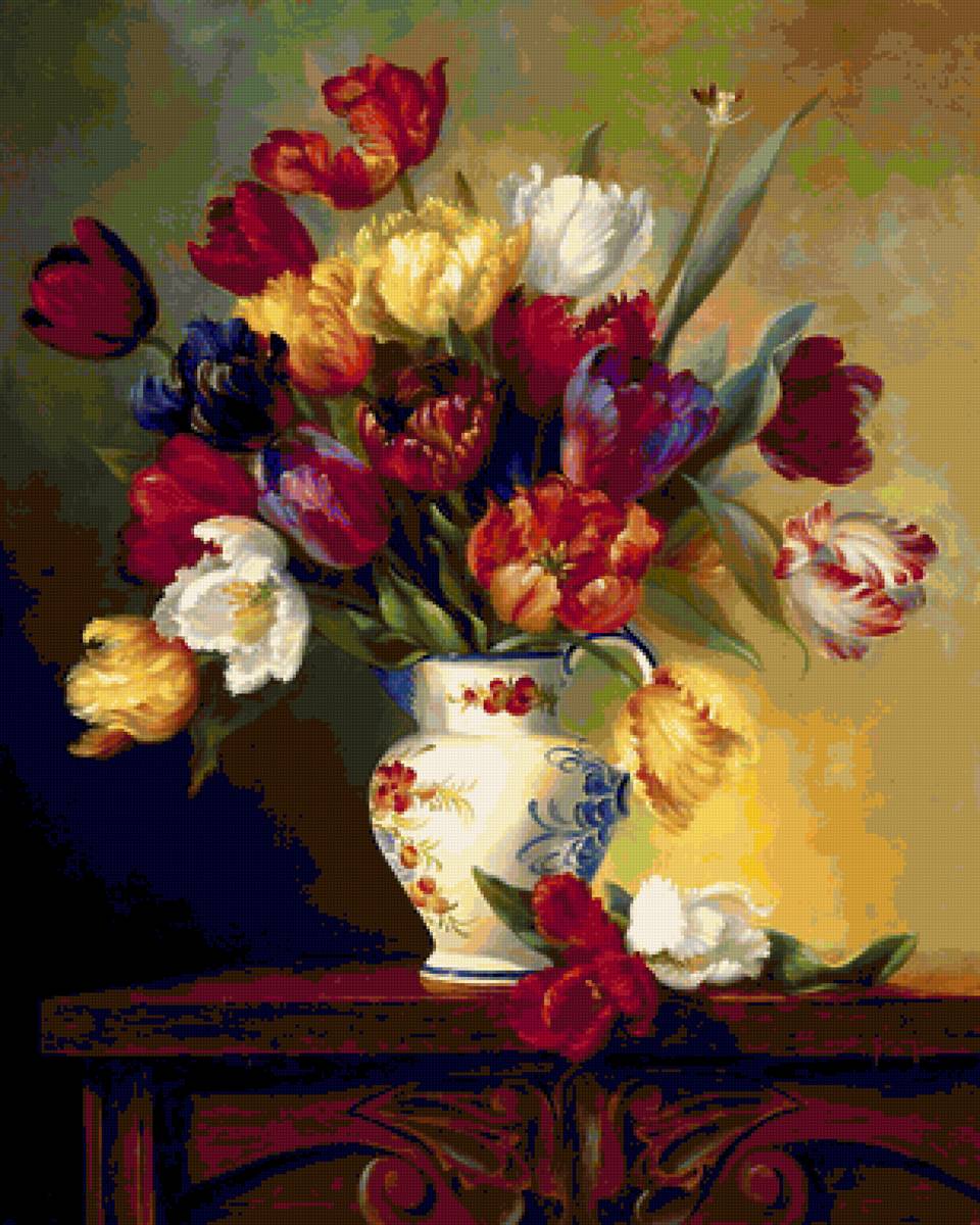 букет тюльпанов1 - цветы букеты - предпросмотр