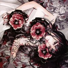 Схема вышивки «В мечтах»