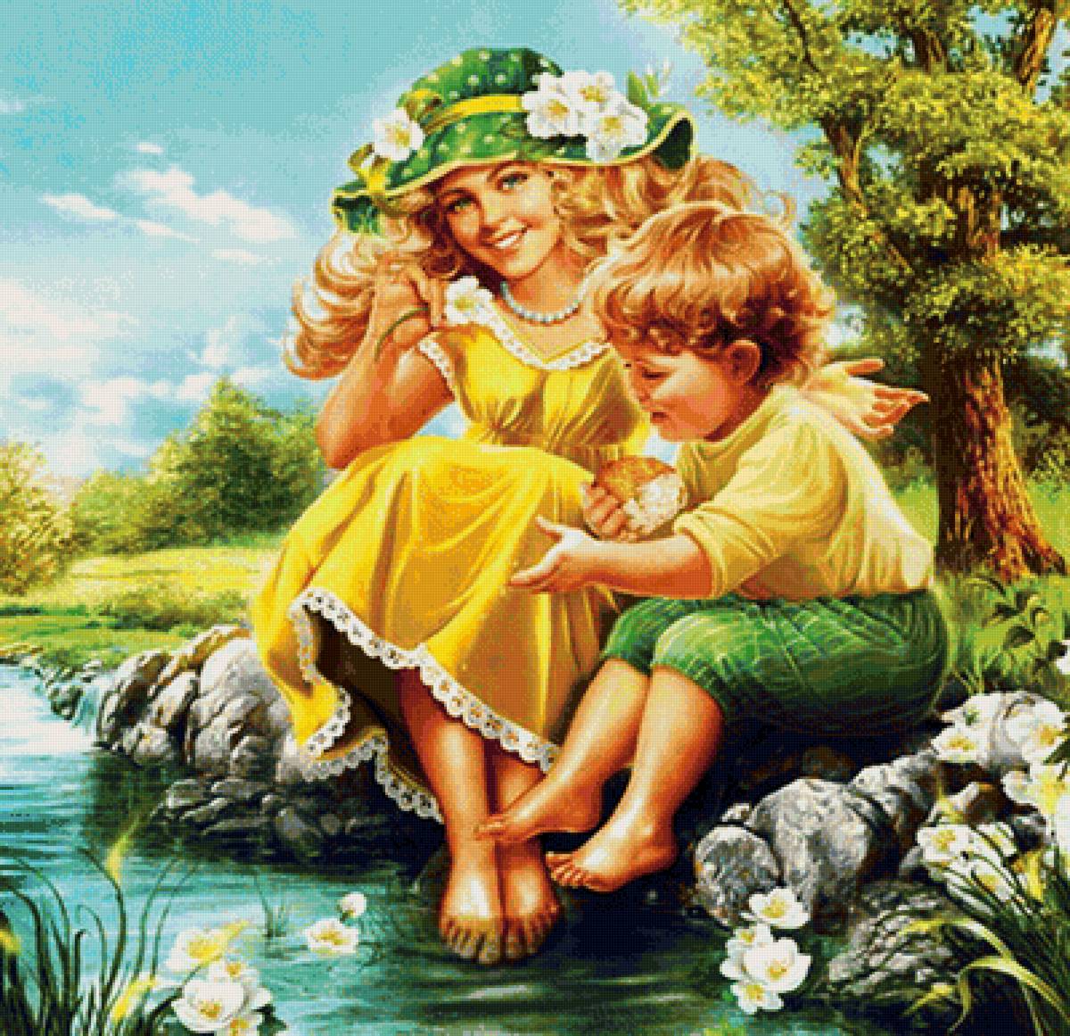 у ручья - предпросмотр