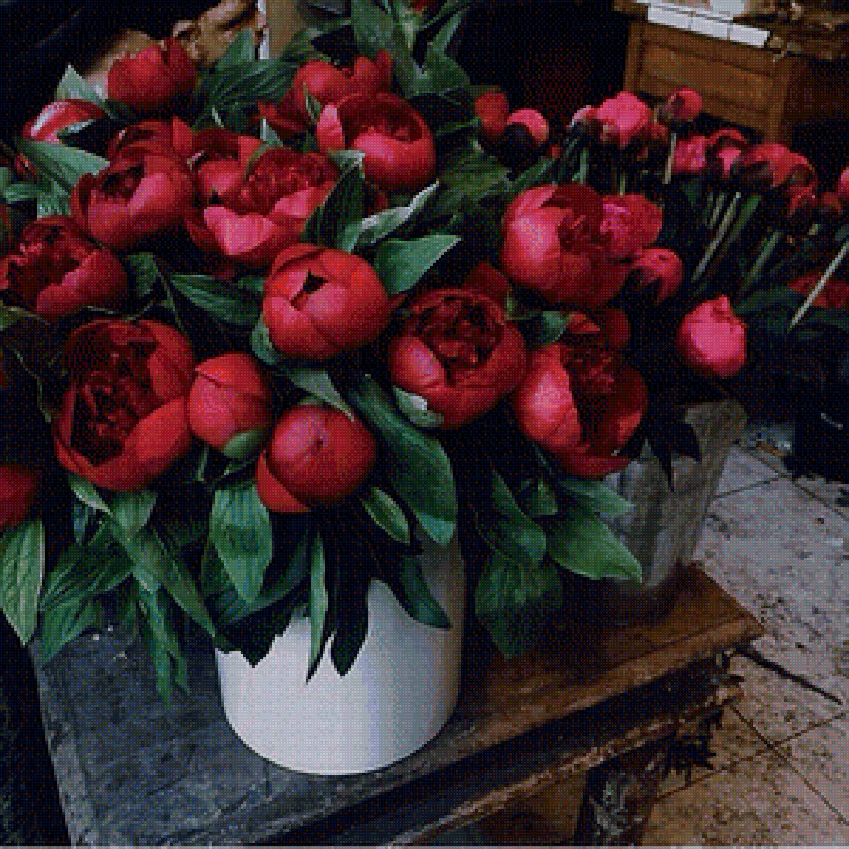 пионы - пионы, букет, цветы - предпросмотр