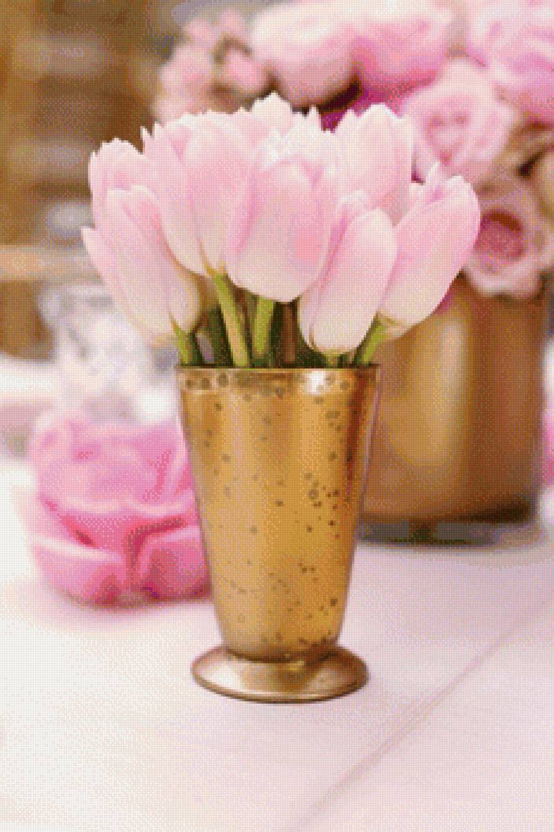 Букет тюльпанов - тюльпаны, цветы, букет - предпросмотр