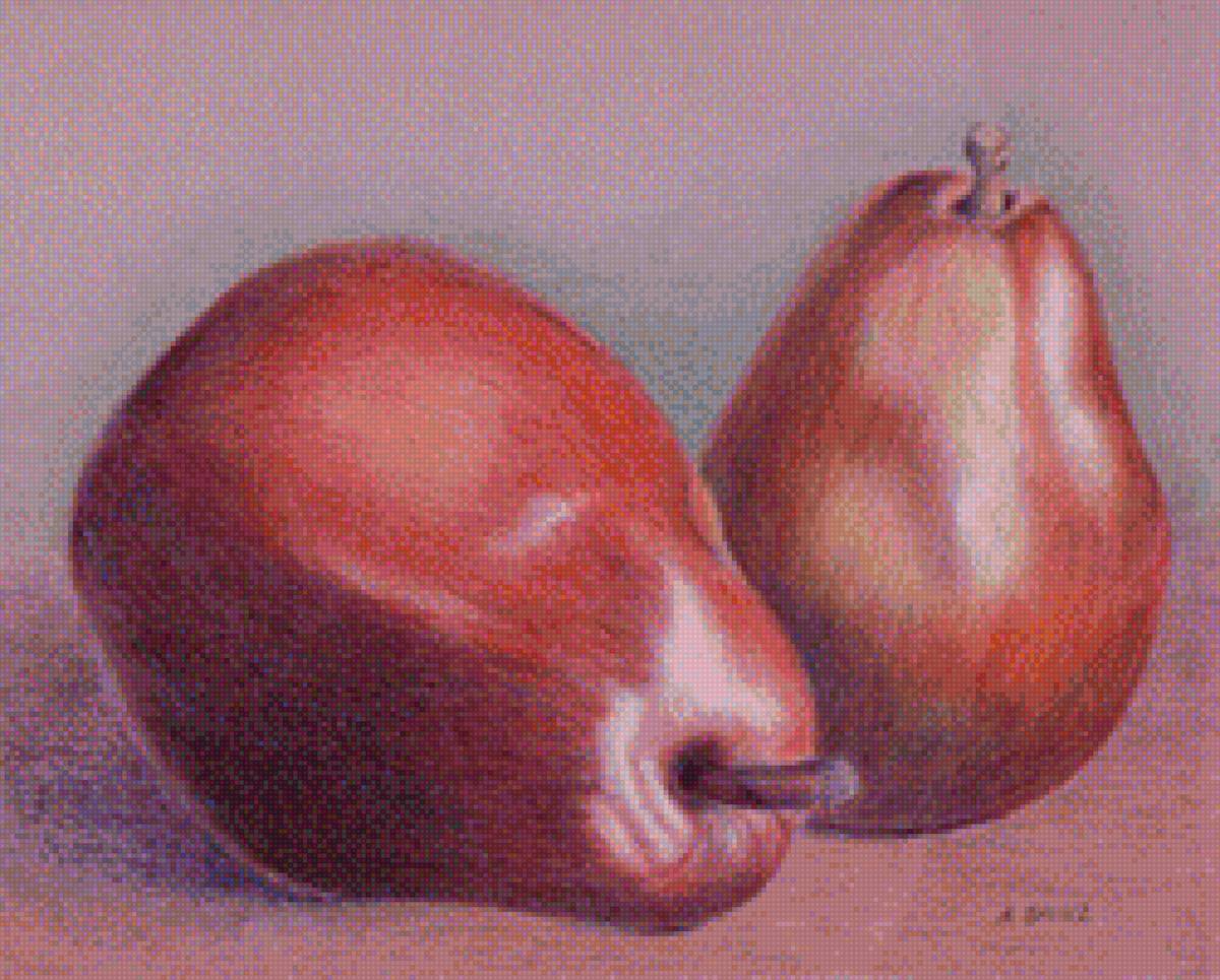 Натюрморт с грушами - рисунки, груши, натюрморт, арты - предпросмотр