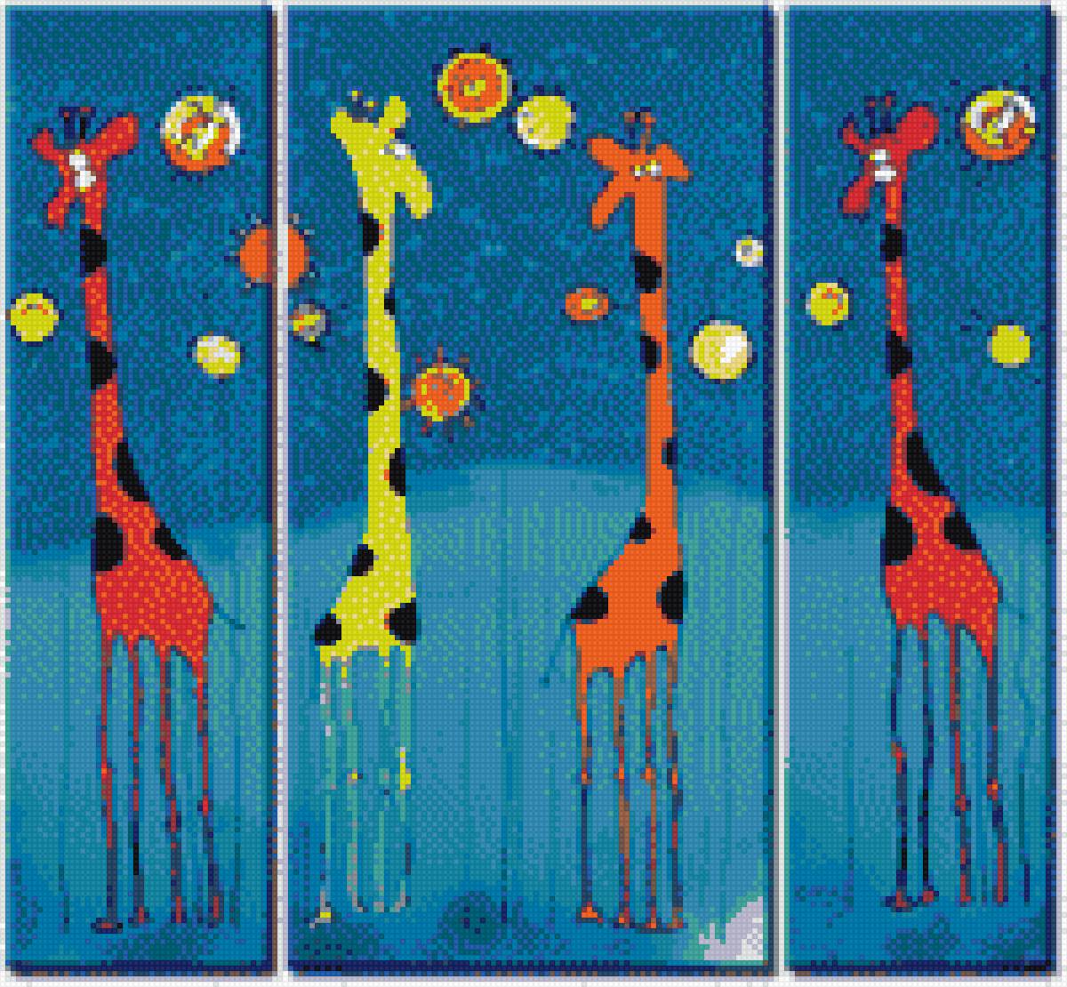 жирафики - жираф, животный мир, животные, жирафики - предпросмотр