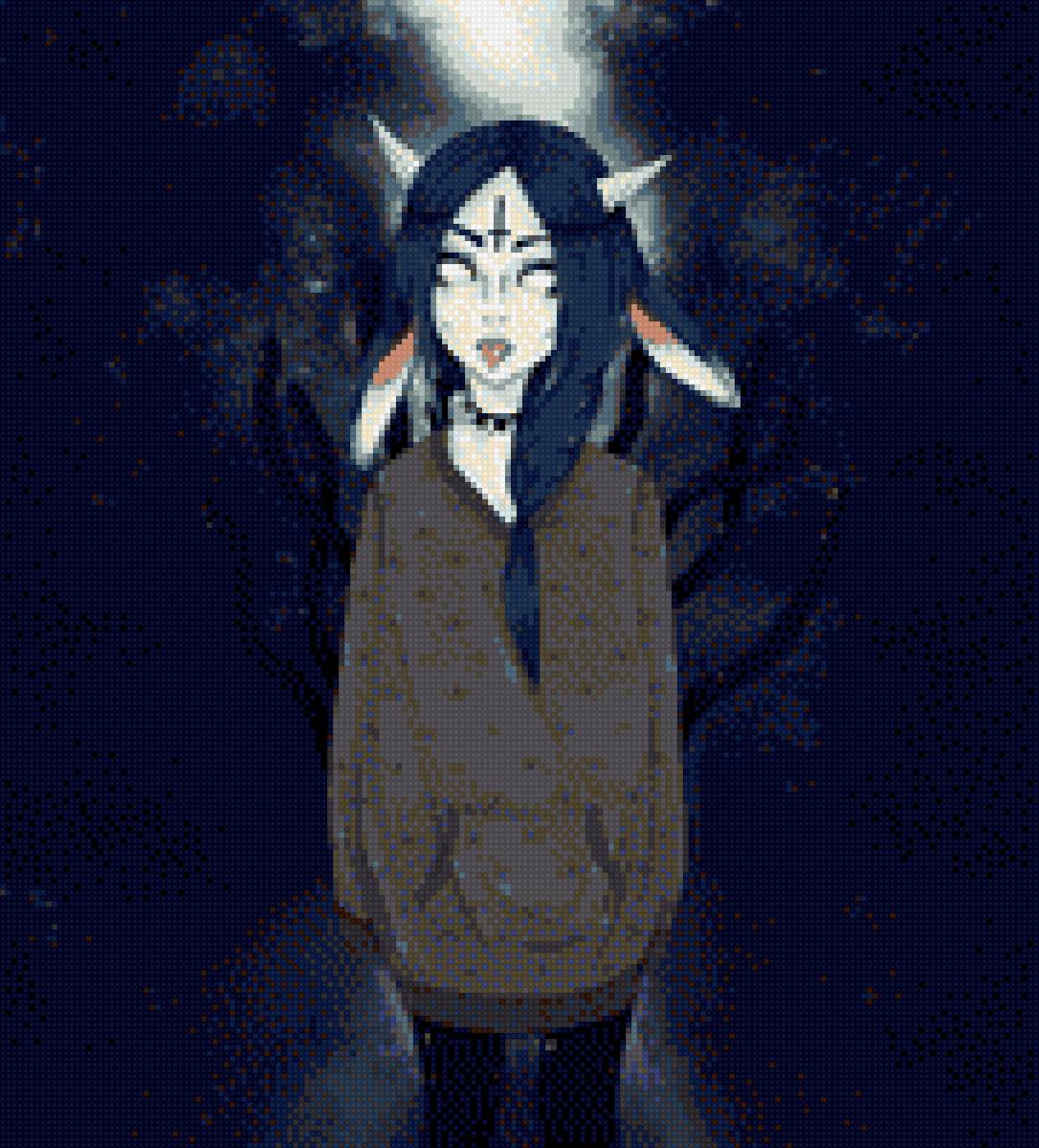 Необычное - девочка, тьма, необычно - предпросмотр