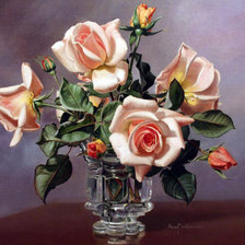 Схема вышивки «розы»