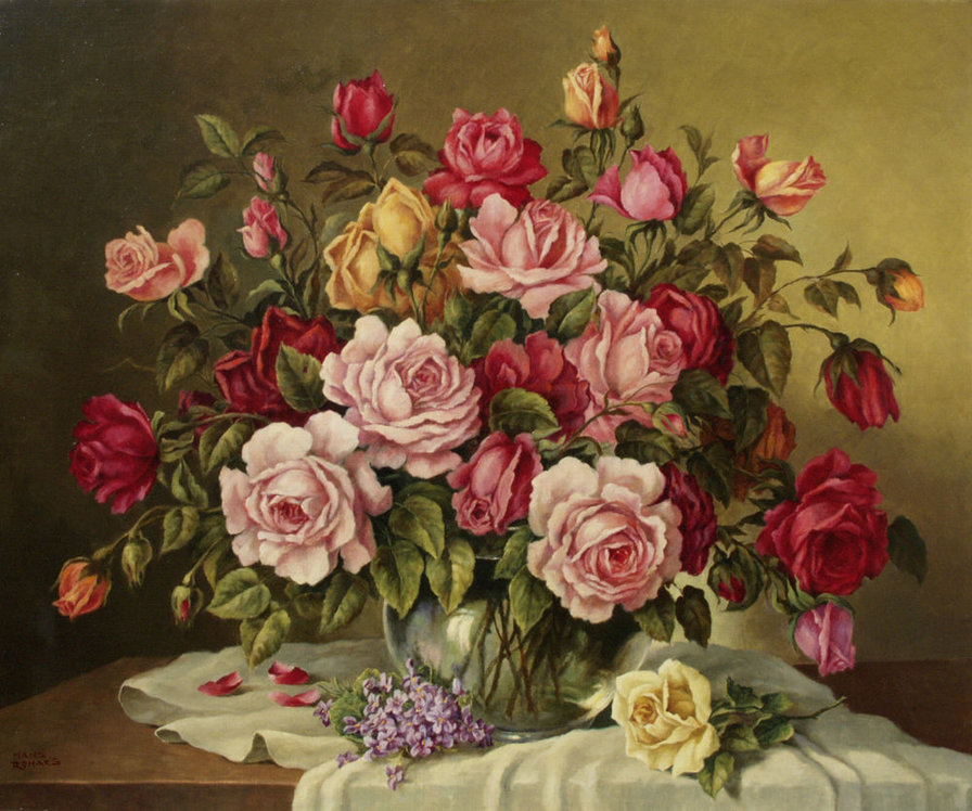 розы - оригинал