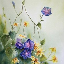 Схема вышивки «цветы1»