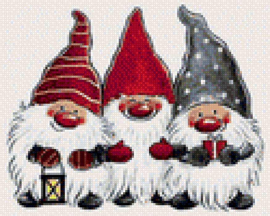 гномы - новый год, новогодняя - предпросмотр