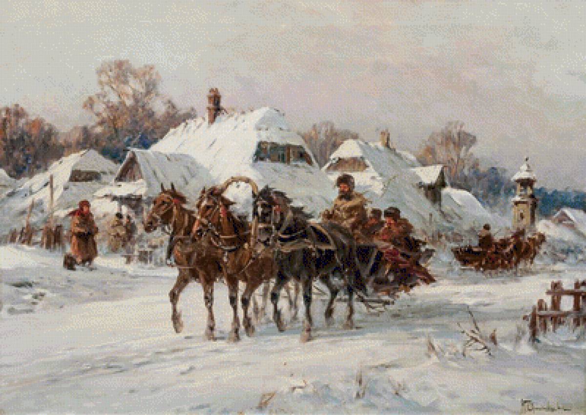 Zimowy zaprzęg - предпросмотр