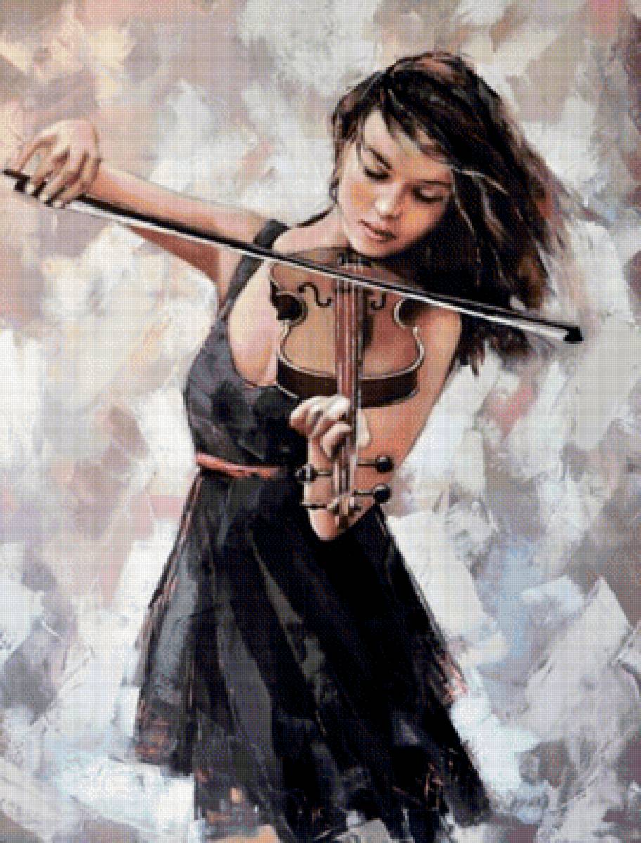 скрипачка - предпросмотр