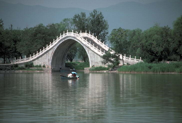 Мост над рекой - мост река лето - оригинал