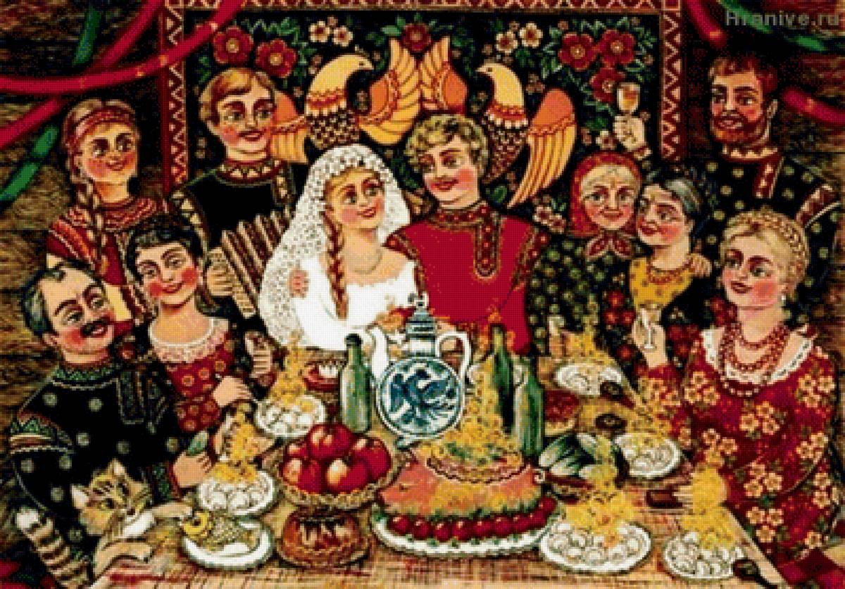 Свадьба на Руси - праздник, русь, традиции - предпросмотр