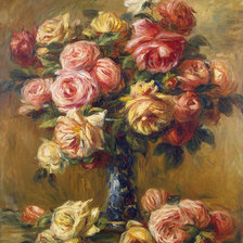 Схема вышивки «Róże w wazonie»