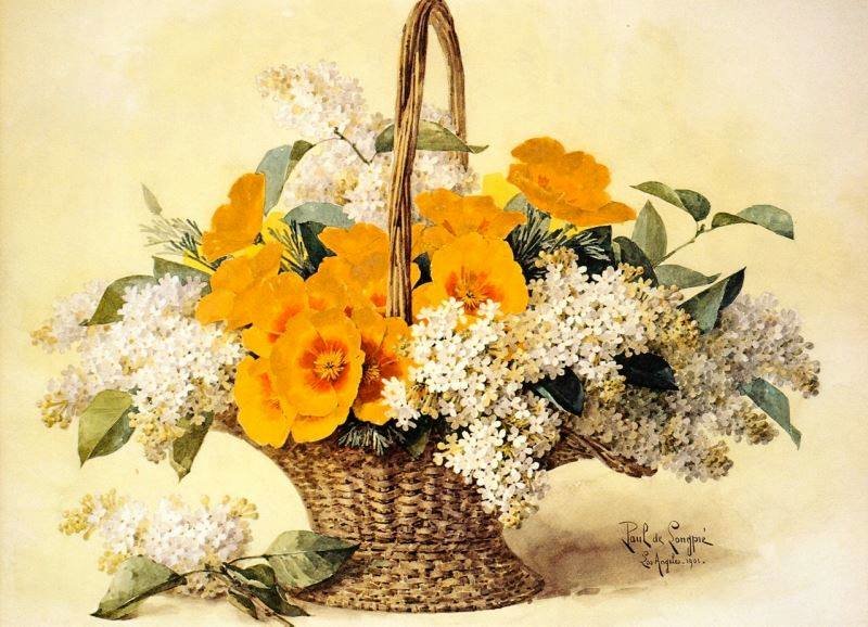 nasturcje i bzy - оригинал