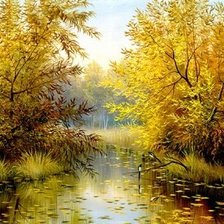 Схема вышивки «jesienna mgła»