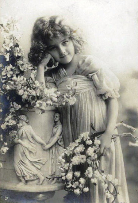 мода начала 20 века - ребенок, мода, ретро, девочка - оригинал