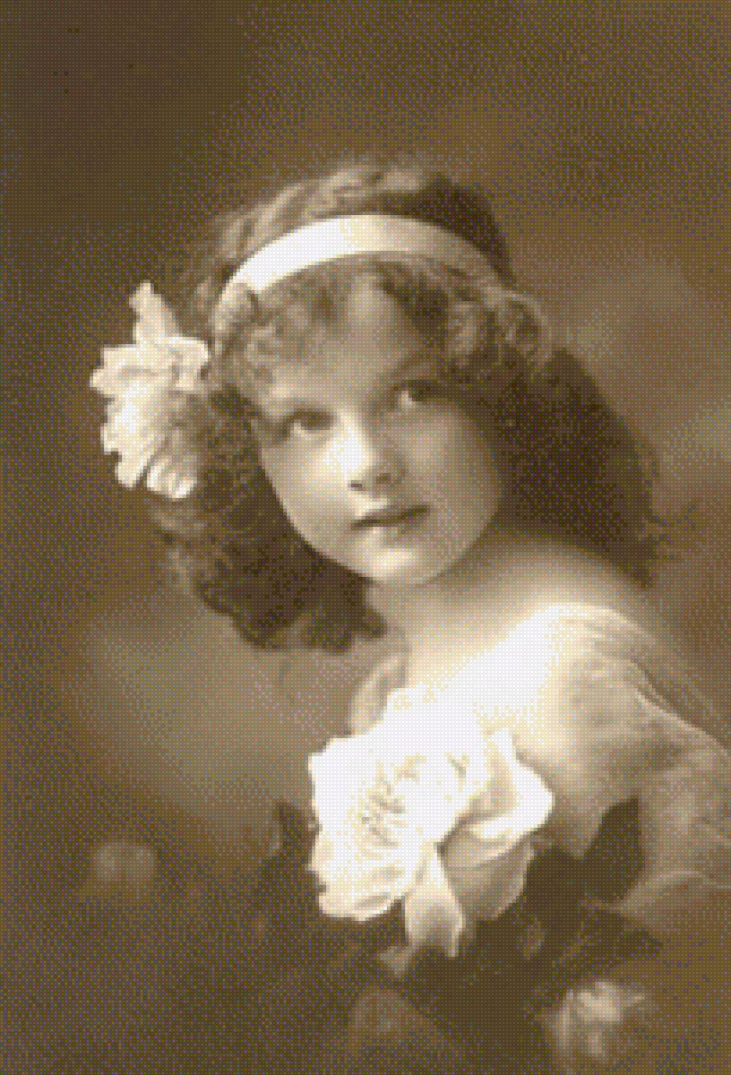 мода начала 20 века - девочка, ребенок, ретро, мода - предпросмотр