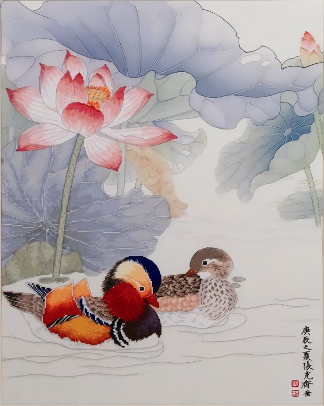 Вечная любовь - птицы, пара, любовь - оригинал